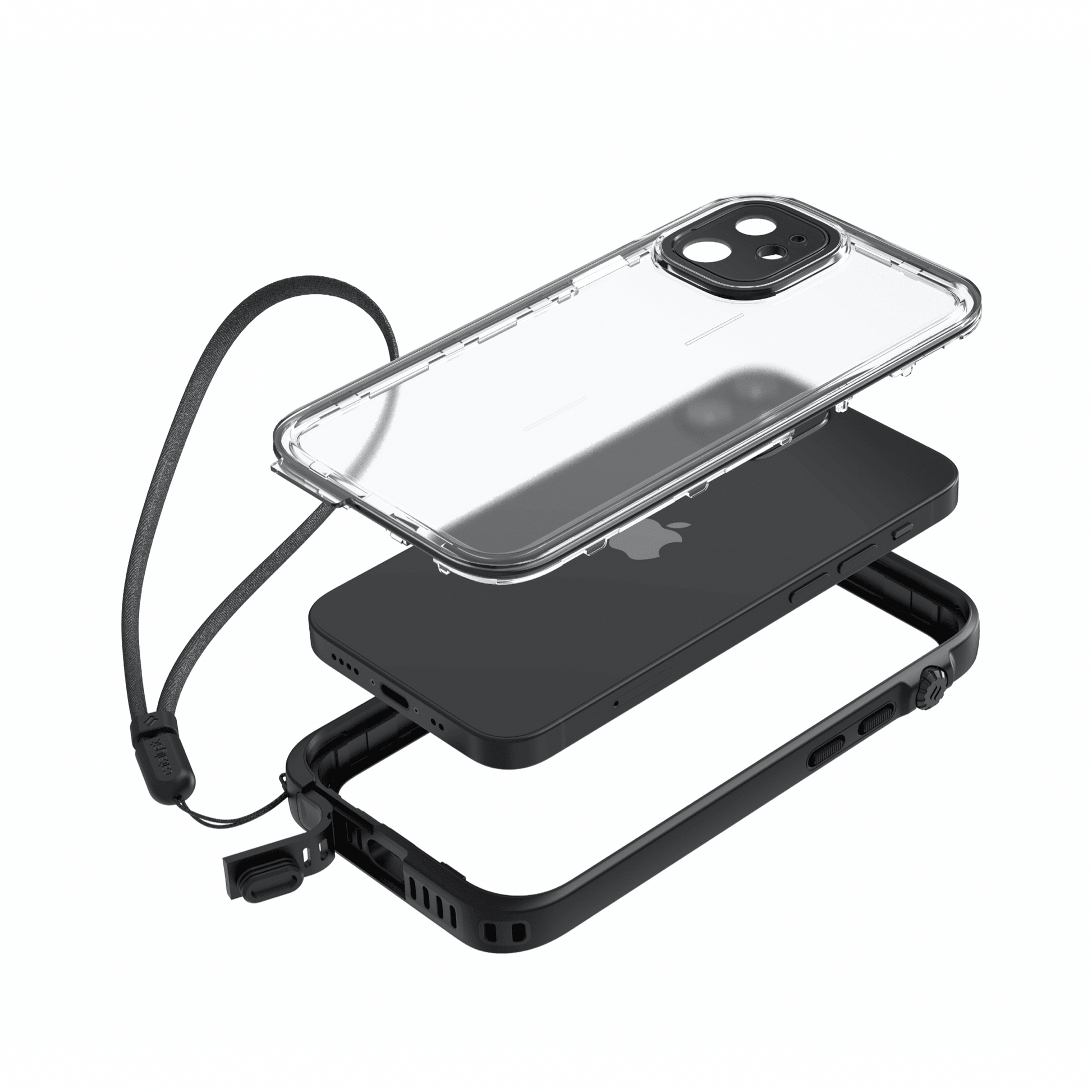 Catalyst - iPhone 12 Mini Wasserdichtes (10m) und Schock Resistentes Case (2m) - Stealth Black