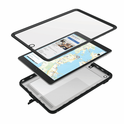 Catalyst - iPad 10.2" (2019 - 2021) Wasserdichtes (2m) und Shock Resistentes IP68 Case (1.2m) - Schwarz - Pazzar.ch