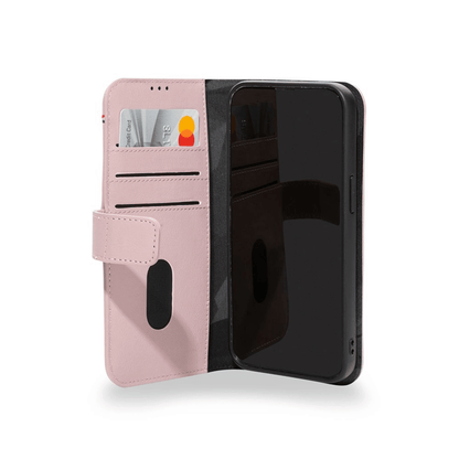 Decoded - iPhone 13 Pro Leder Wallet Detachable Serie - Rosa - Pazzar.ch