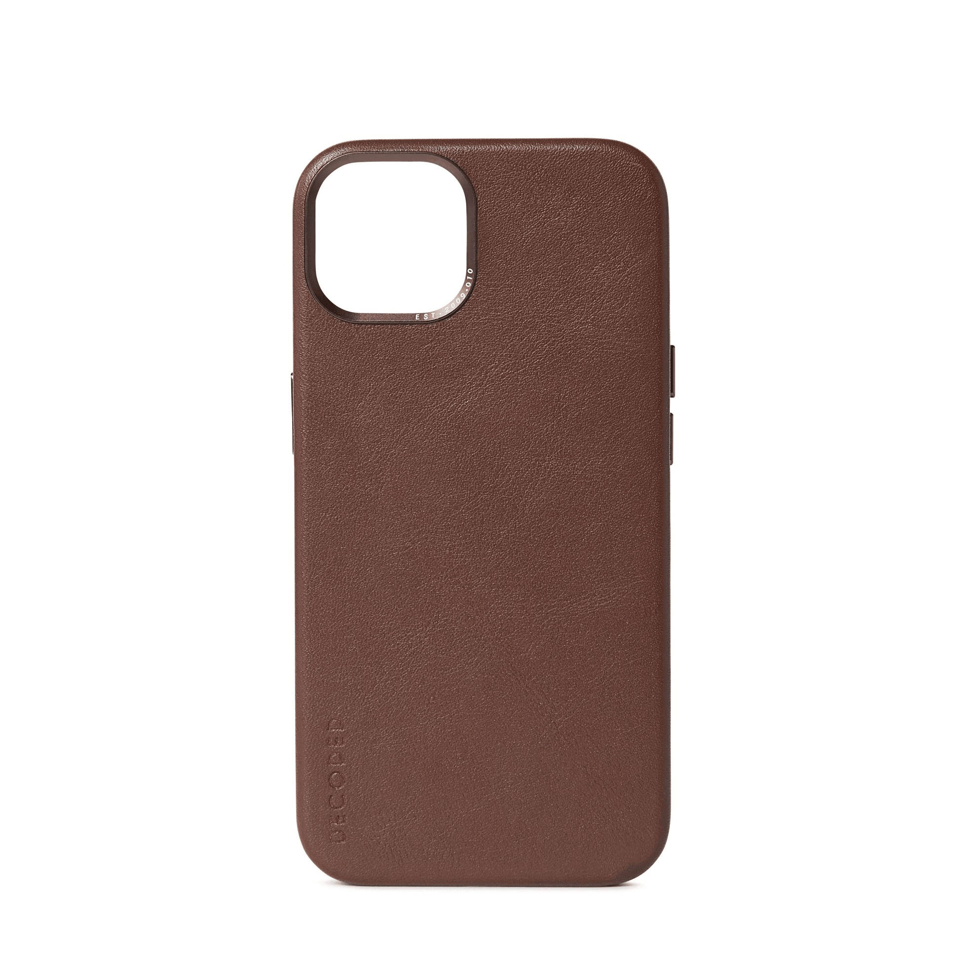 Decoded - iPhone 13 Pro Max Leder Backcover - Braun