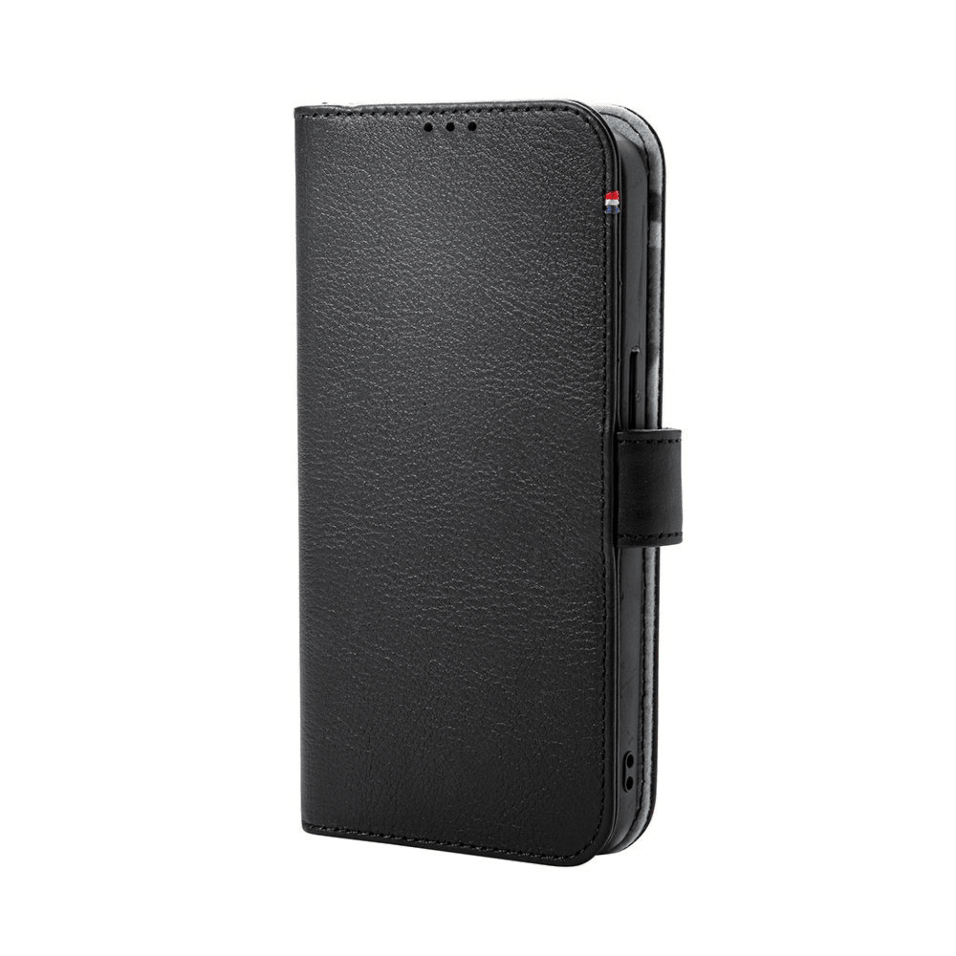 Decoded - iPhone 13 Pro Max Leder Wallet Detachable Serie - Schwarz