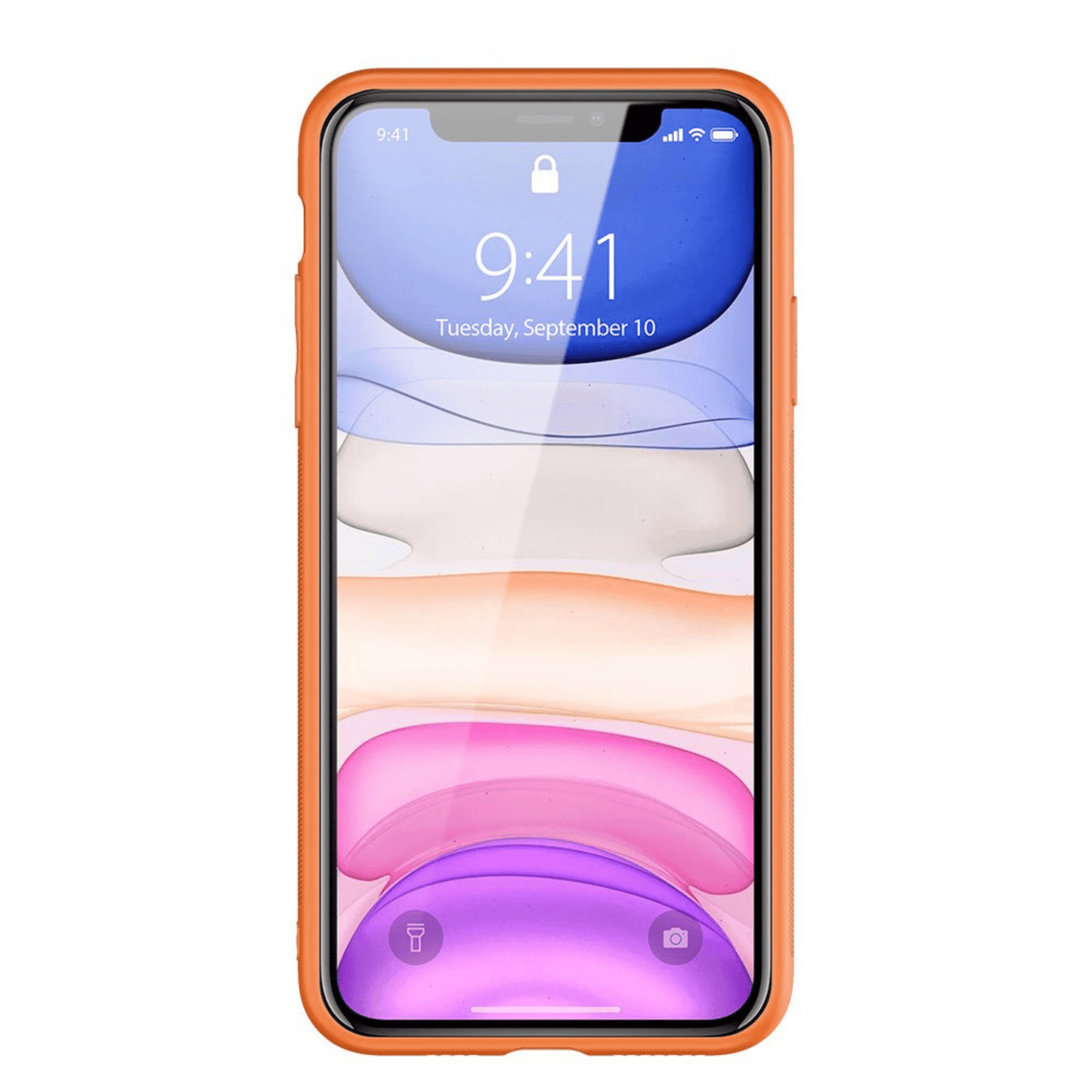 Dux Ducis - iPhone 11 Back Cover Yolo Series PU-Leder Schutzhülle - Orange - Pazzar.ch