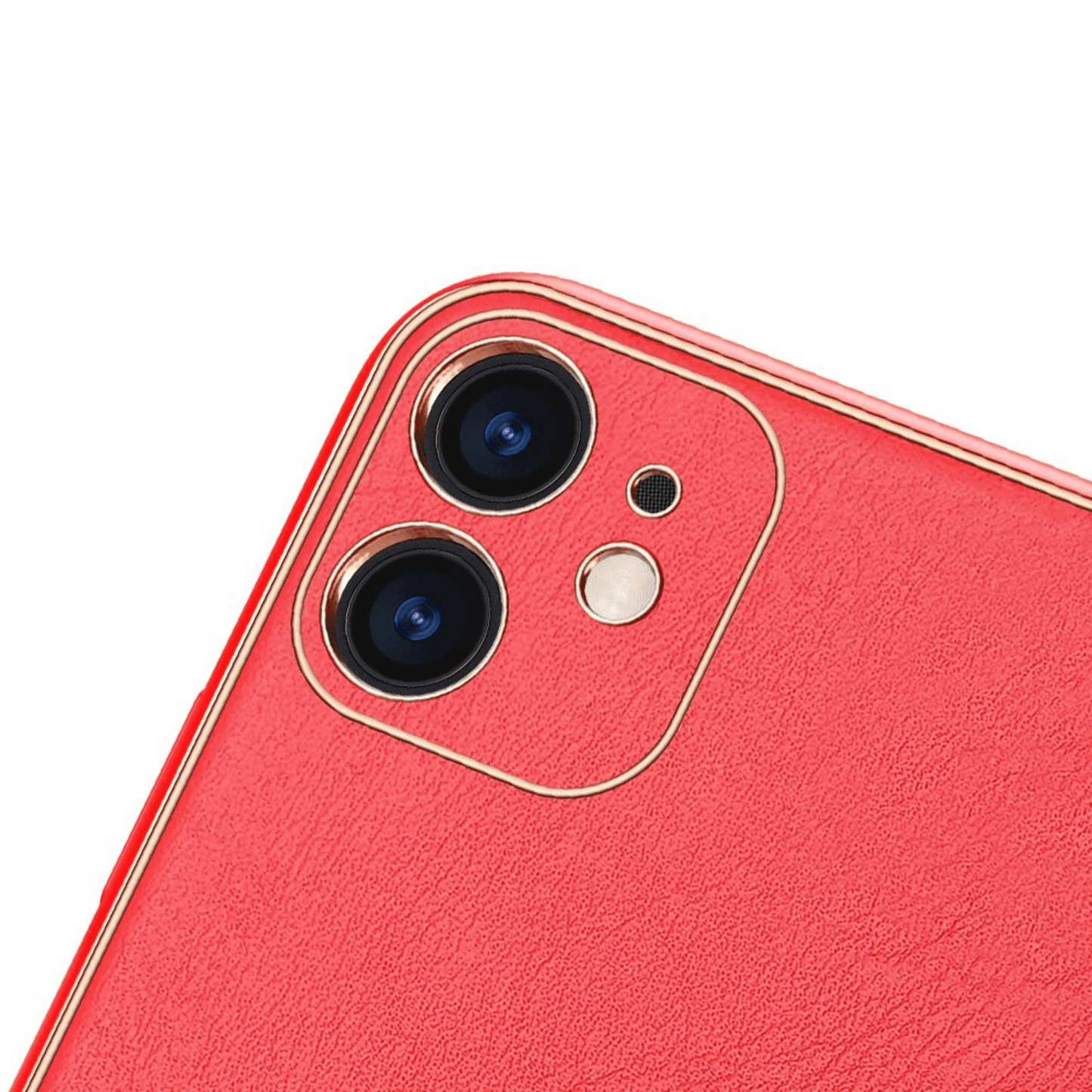 Dux Ducis - iPhone 11 Back Cover Yolo Series PU-Leder Schutzhülle - Rot - Pazzar.ch