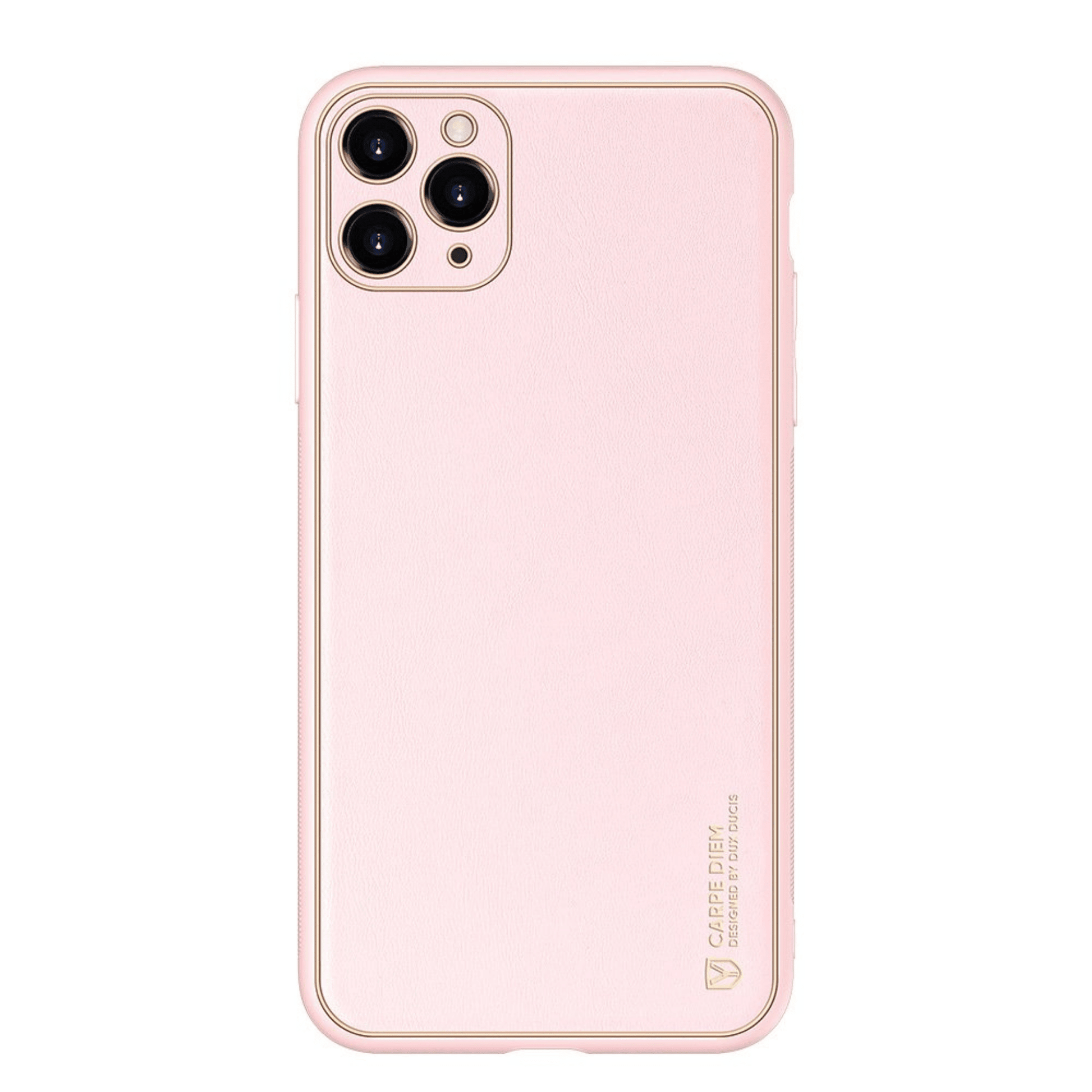 Dux Ducis - iPhone 11 Pro Back Cover Yolo Series PU-Leder Schutzhülle - Pink