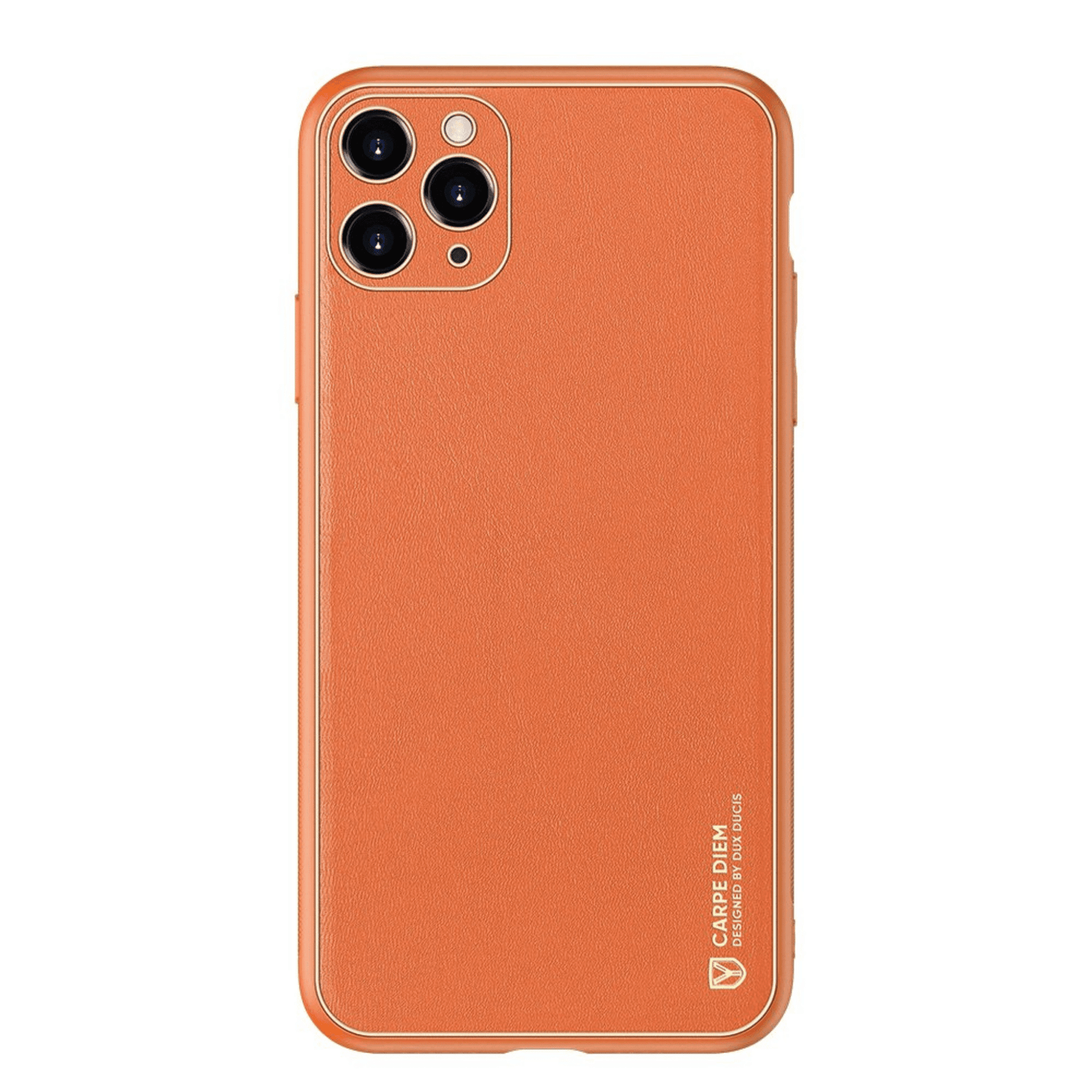 Dux Ducis - iPhone 11 Pro Max Back Cover Yolo Series PU-Leder Schutzhülle - Orange - Pazzar.ch