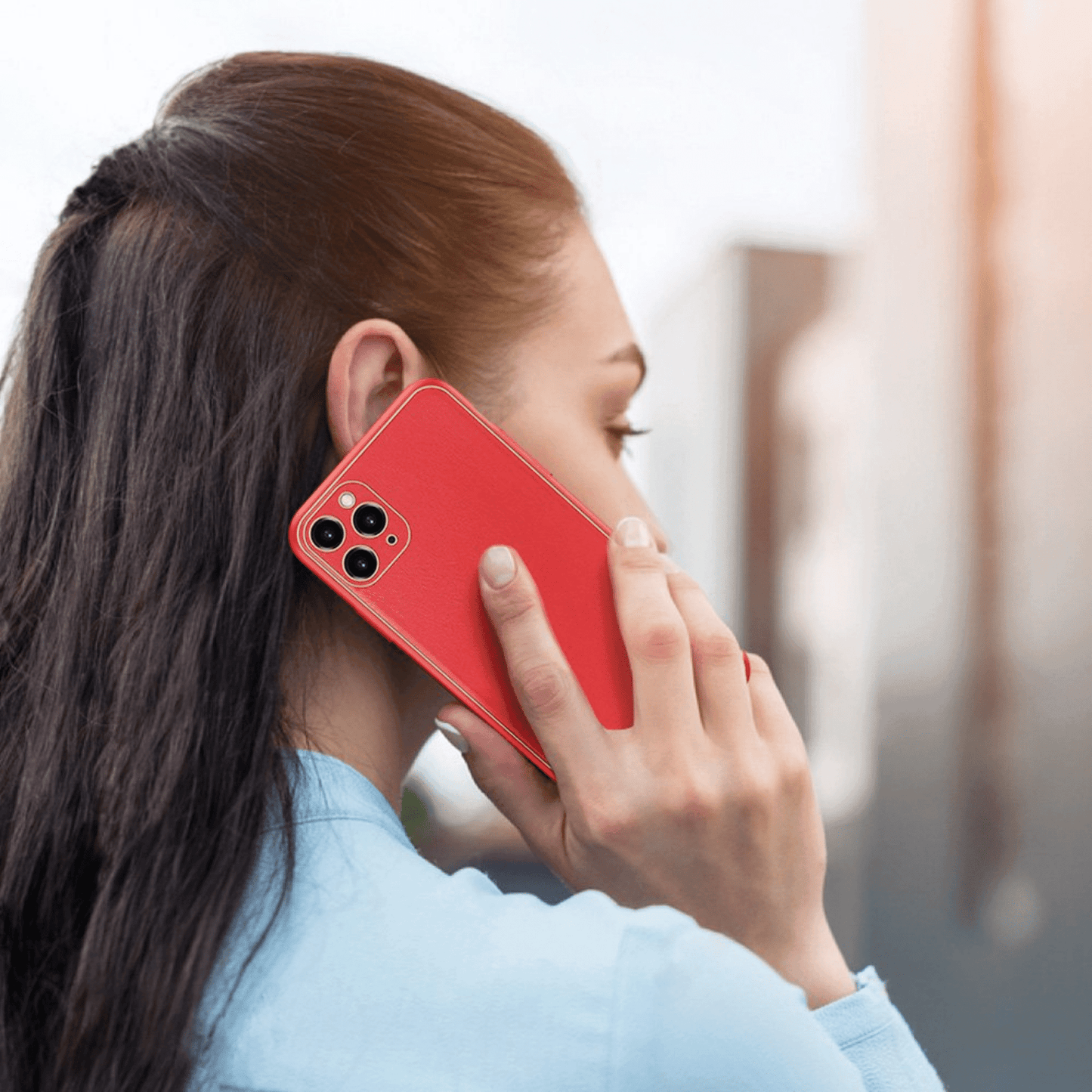 Dux Ducis - iPhone 11 Pro Max Back Cover Yolo Series PU-Leder Schutzhülle - Rot - Pazzar.ch