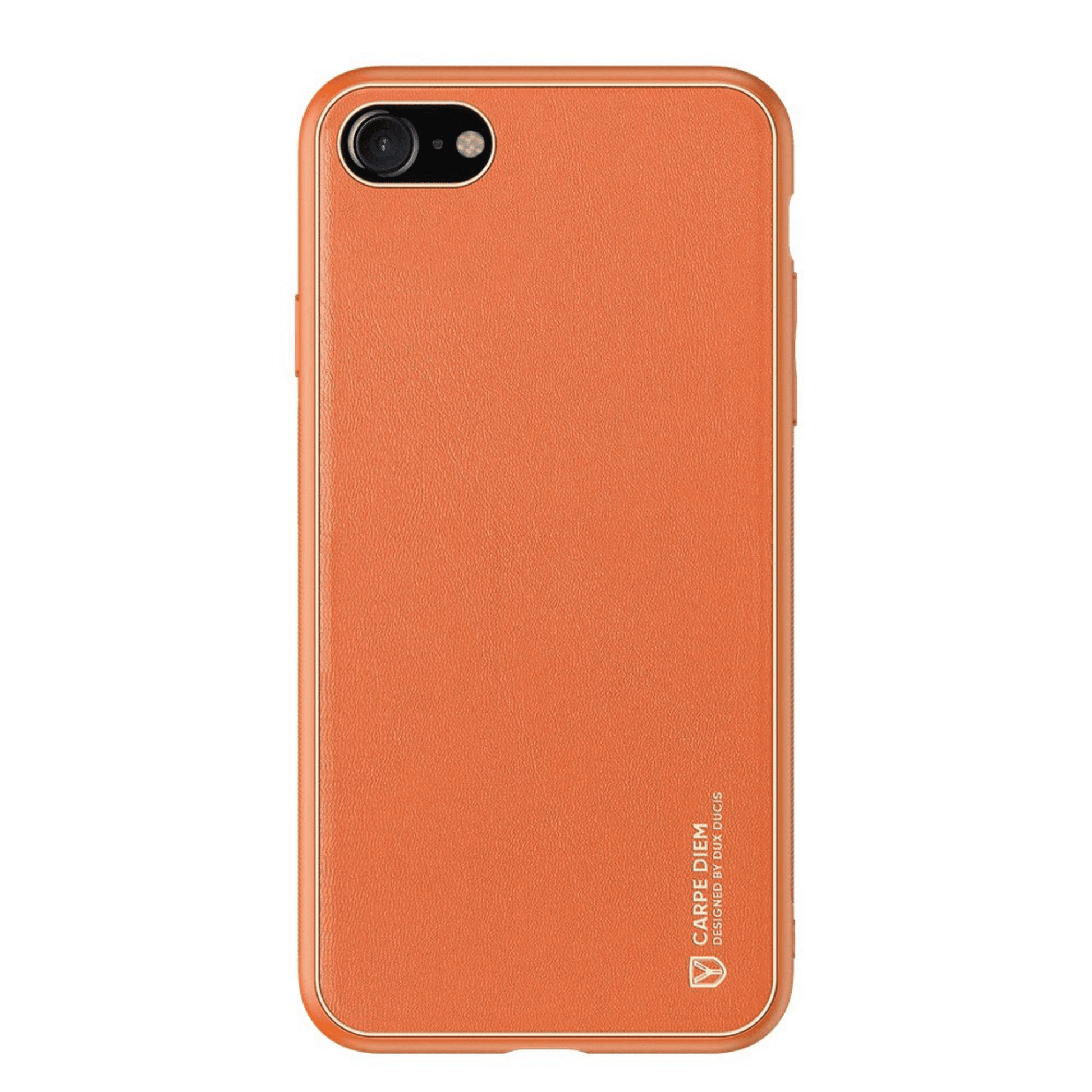 Dux Ducis - iPhone SE (2020) / iPhone 8 / iPhone 7 Back Cover Yolo Series PU-Leder Schutzhülle - Orange