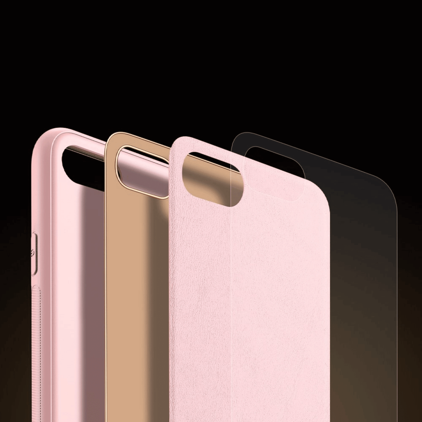 Dux Ducis - iPhone SE (2020) / iPhone 8 / iPhone 7 Back Cover Yolo Series PU-Leder Schutzhülle - Pink - Pazzar.ch