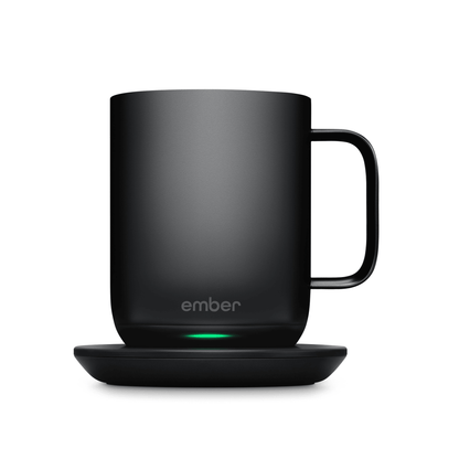 Ember - Hochwertige Keramiktasse mit Temperaturregelung (295 ml) - Matt Black - Pazzar.ch