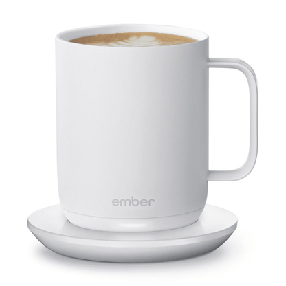 Ember - Hochwertige Keramiktasse mit Temperaturregelung (295 ml) - Weiss - Pazzar.ch