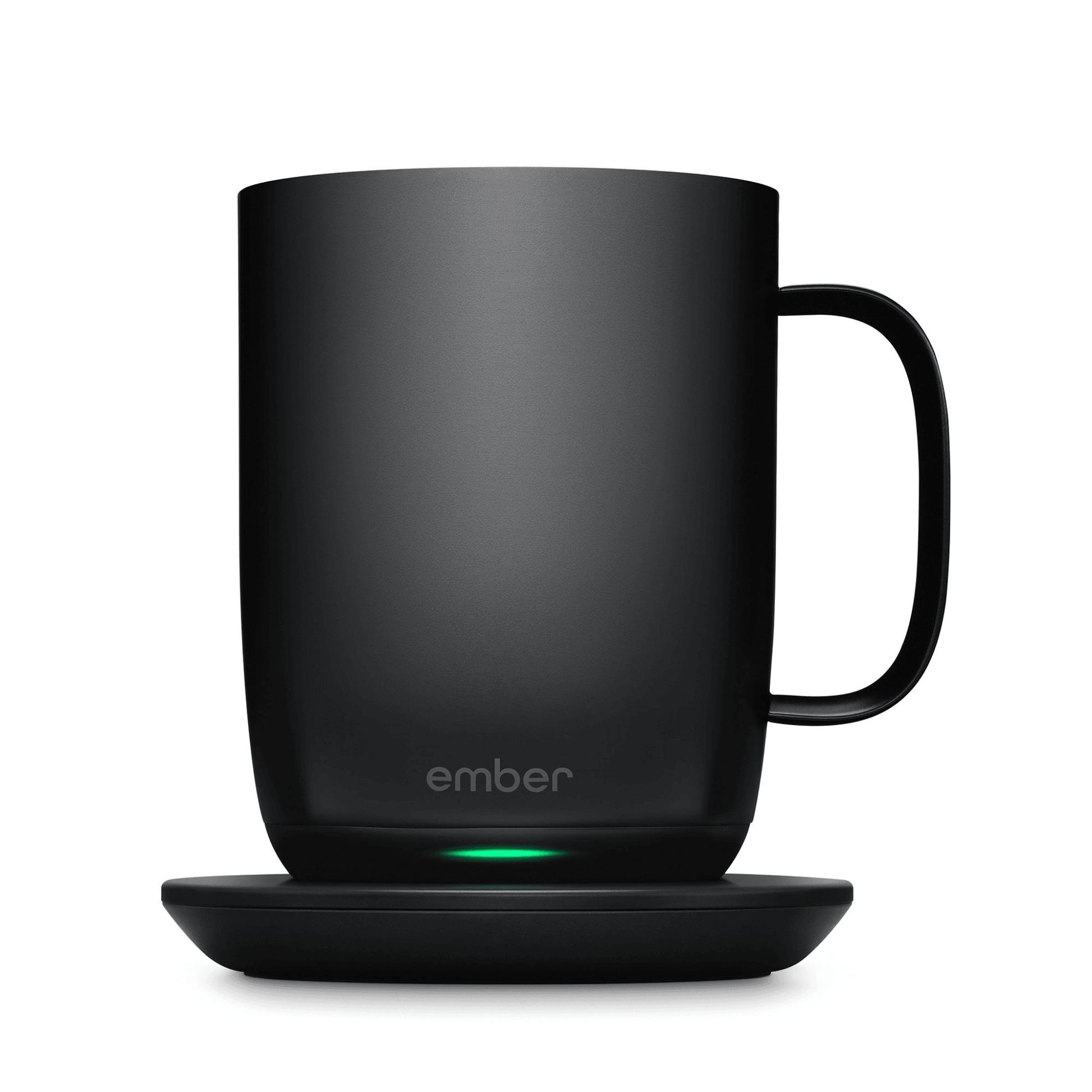 Ember - Hochwertige Keramiktasse mit Temperaturregelung (414 ml) - Matt Black