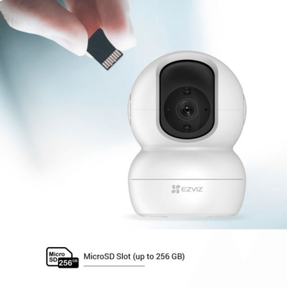 EZVIZ - Intelligente Indoor WLAN 340° schwenk- & 55° neigbare smarte Überwachungskamera - Weiss - Pazzar.ch