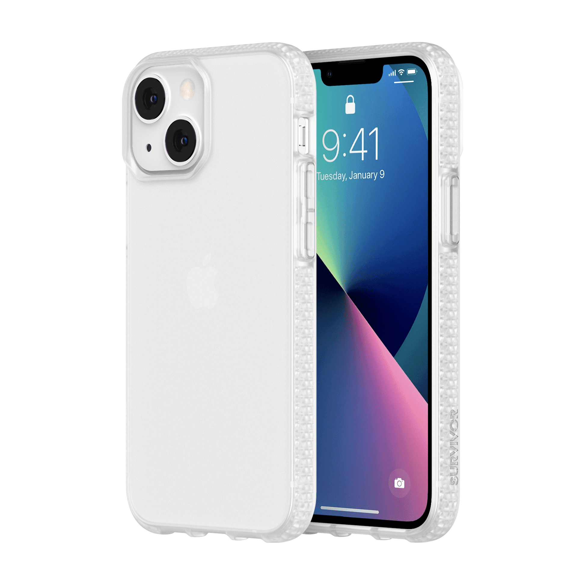 Griffin - iPhone 13 Mini TPU Schutzhülle Survivor Clear Serie - Transparent