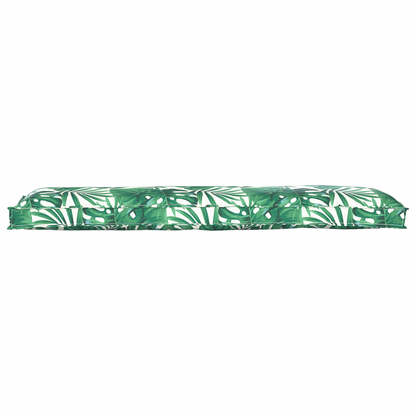 Palettenkissen für Bank Floral Blattmuster 150 x 40 x 8 cm
