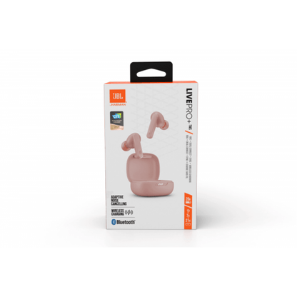 JBL - Live Pro+ True Wireless In-Ear Kopfhörer mit adaptiven Noise-Cancelling & JBL Pro Sound - Rosa - Pazzar.ch