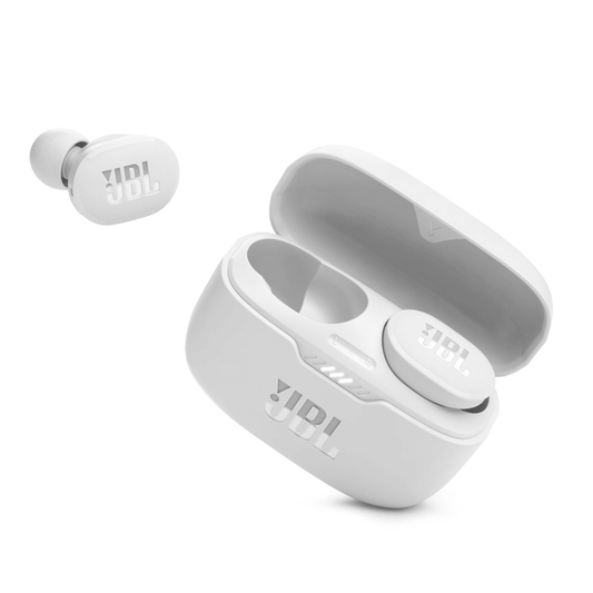 JBL - TUNE 130NC TWS In-Ear Kopfhörer mit aktivem Noise-Cancelling & JBL Pure Bass Sound - Weiss - Pazzar.ch