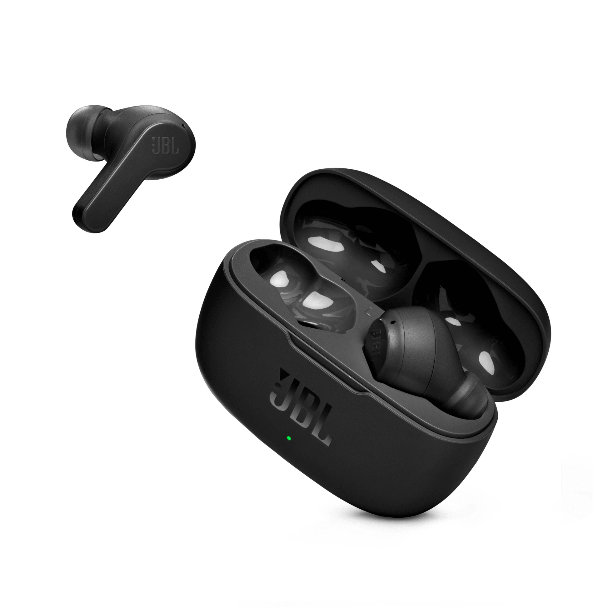 JBL - Wave 200 TWS Wireless In-Ear Kopfhörer mit JBL Deep Bass Sound - Schwarz