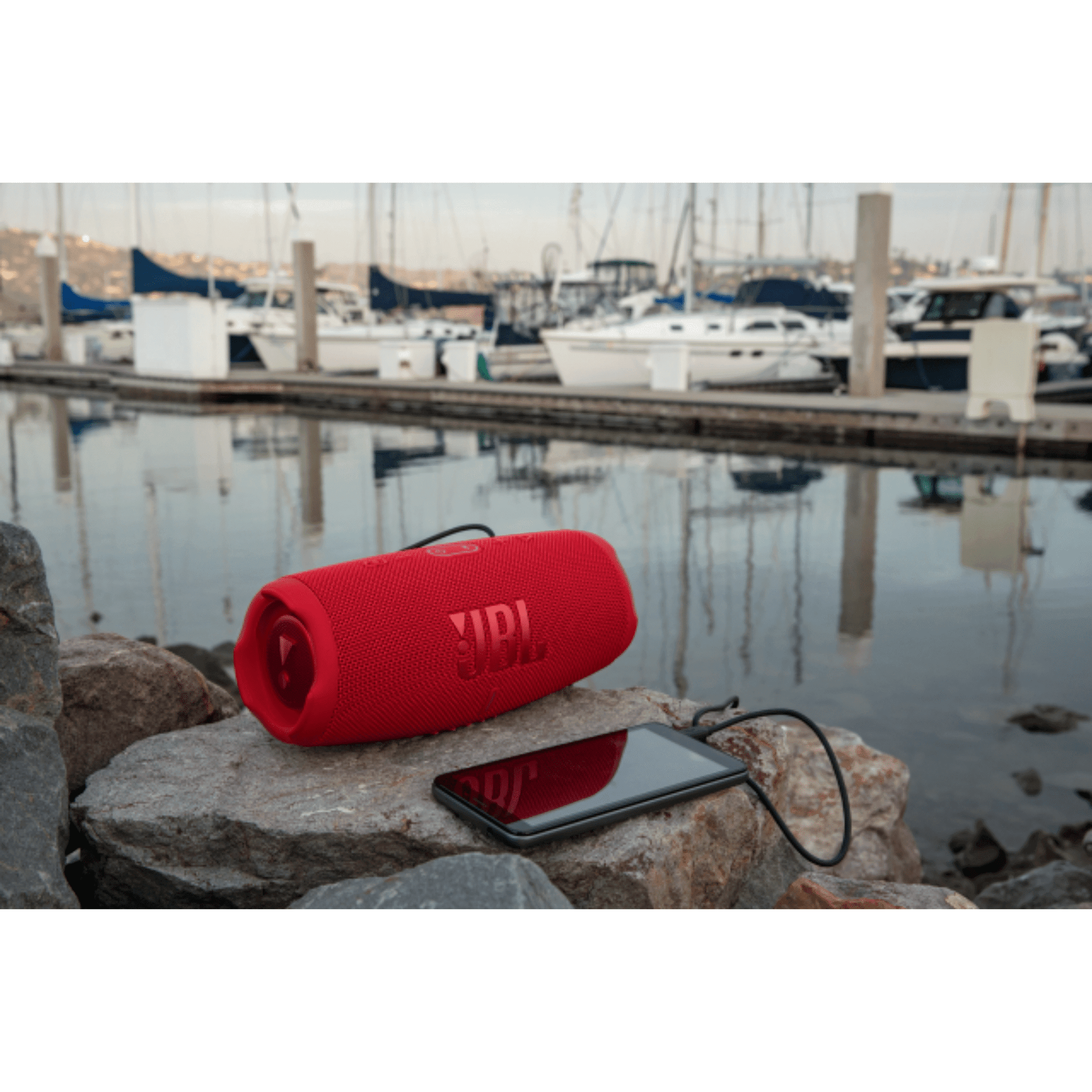 JBL - Charge 5 Bluetooth Lautsprecher - Rot