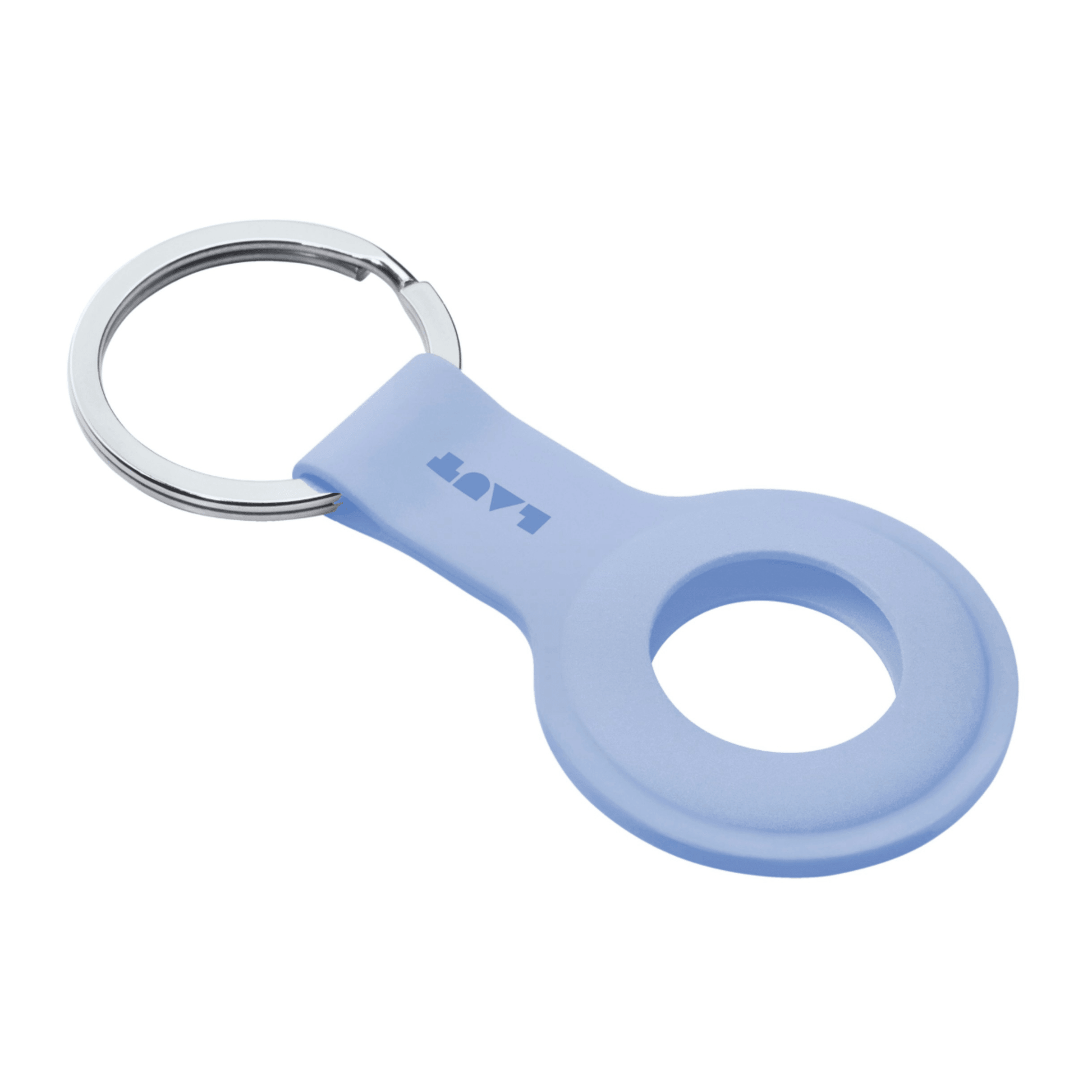 LAUT - AirTag Schlüsselanhänger Case aus hochwertigem Silikon - Hellblau