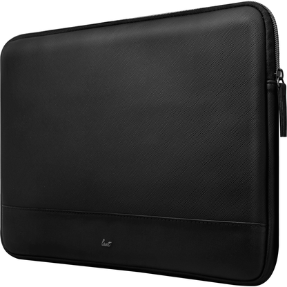 LAUT - MacBook Pro 13" / 14“ & MacBook Air 13" Leder Tasche PRESTIGE Sleeve Serie - Schwarz - Pazzar.ch