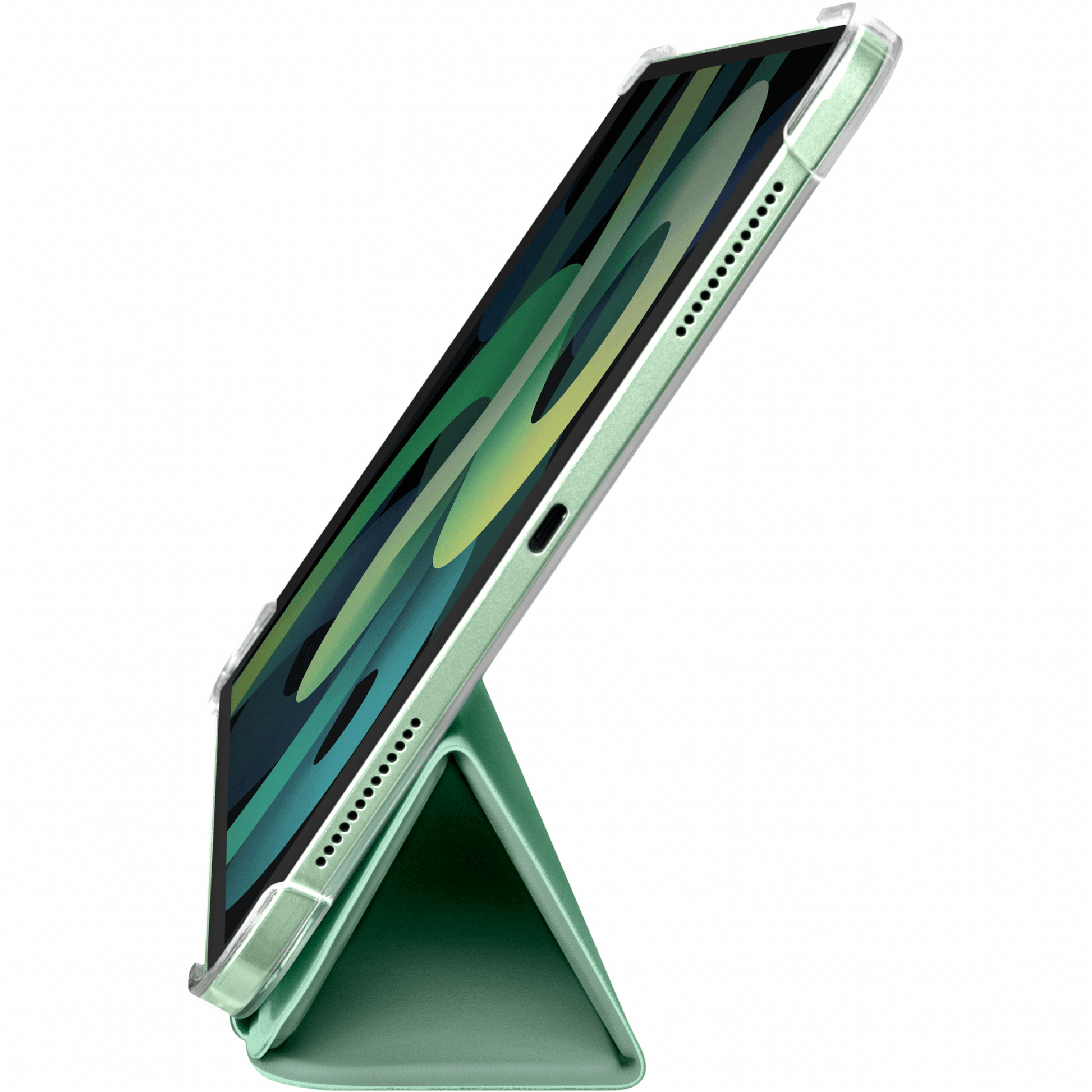 LAUT - iPad Air 10.9" (2020) hochwertige Schutzhülle mit Stand- und Sleep-/Wakefunktion sowie Apple Pencil Abteil - Grün