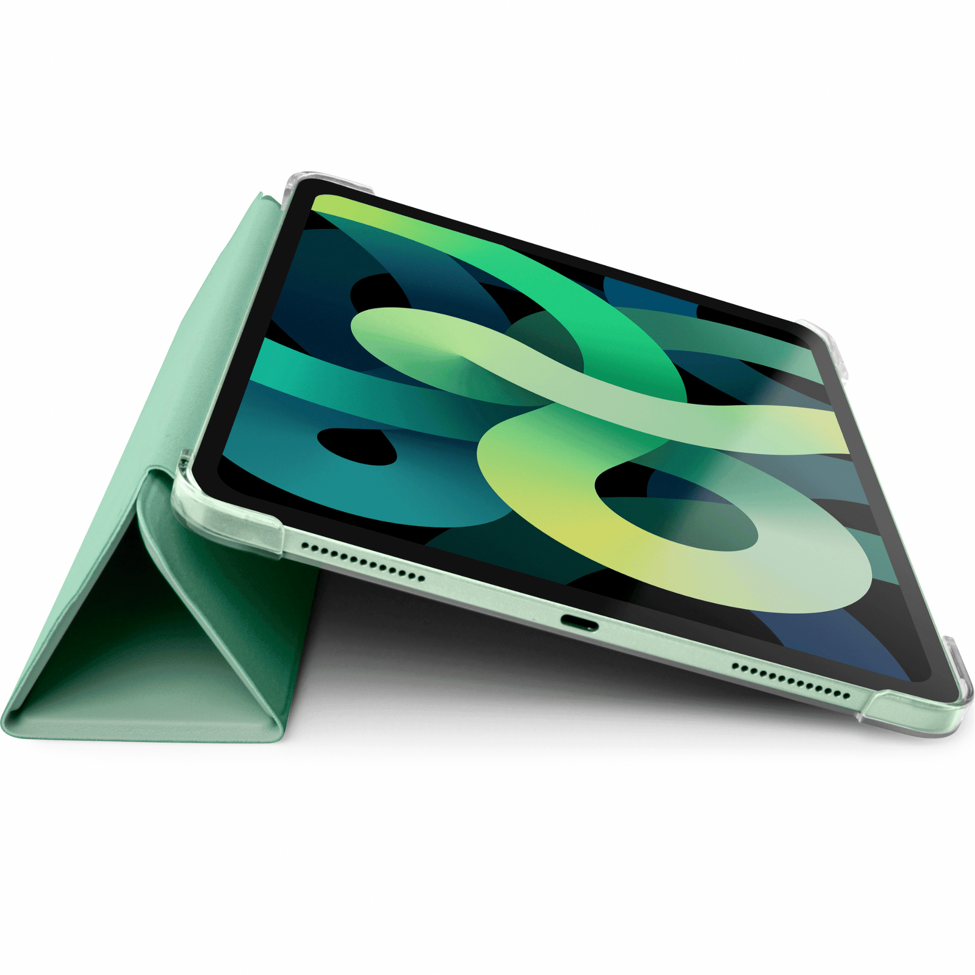 LAUT - iPad Air 10.9" (2020) hochwertige Schutzhülle mit Stand- und Sleep-/Wakefunktion sowie Apple Pencil Abteil - Grün