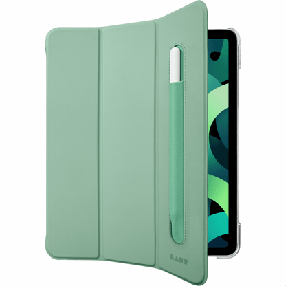 LAUT - iPad Air 10.9" (2020) hochwertige Schutzhülle mit Stand- und Sleep-/Wakefunktion sowie Apple Pencil Abteil - Grün - Pazzar.ch