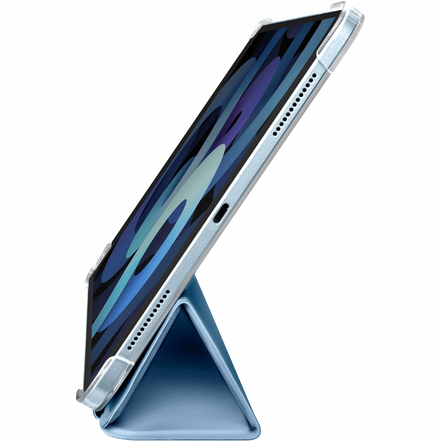 LAUT - iPad Air 10.9" (2020) hochwertige Schutzhülle mit Stand- und Sleep-/Wakefunktion sowie Apple Pencil Abteil - Hellblau - Pazzar.ch