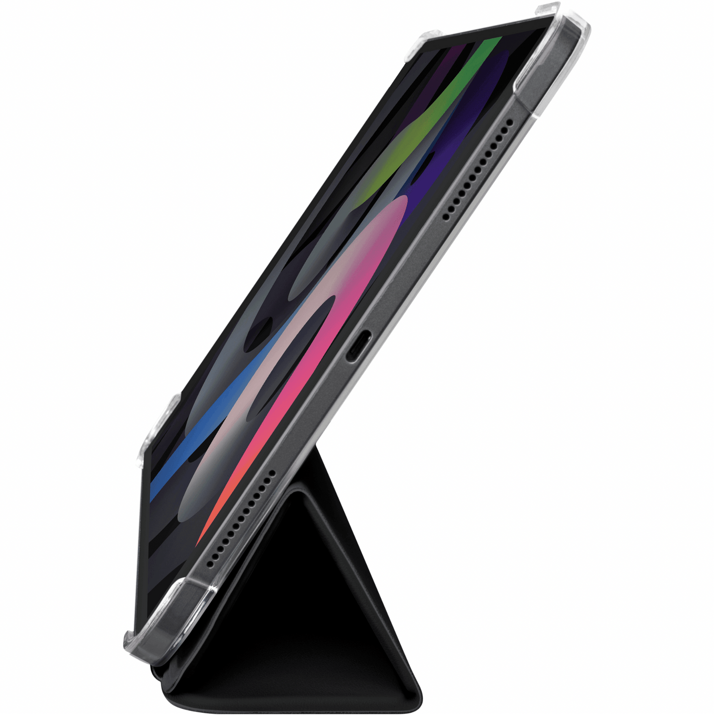 LAUT - iPad Air 10.9" (2020) hochwertige Schutzhülle mit Stand- und Sleep-/Wakefunktion sowie Apple Pencil Abteil - Schwarz - Pazzar.ch