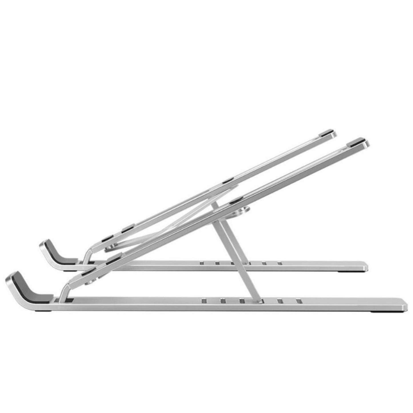 LICHEERS - Ständer für Laptop / Tablet (bis 18") 6-Höhen Winkel Faltbare Aluminium Halterung - Silber - Pazzar.ch