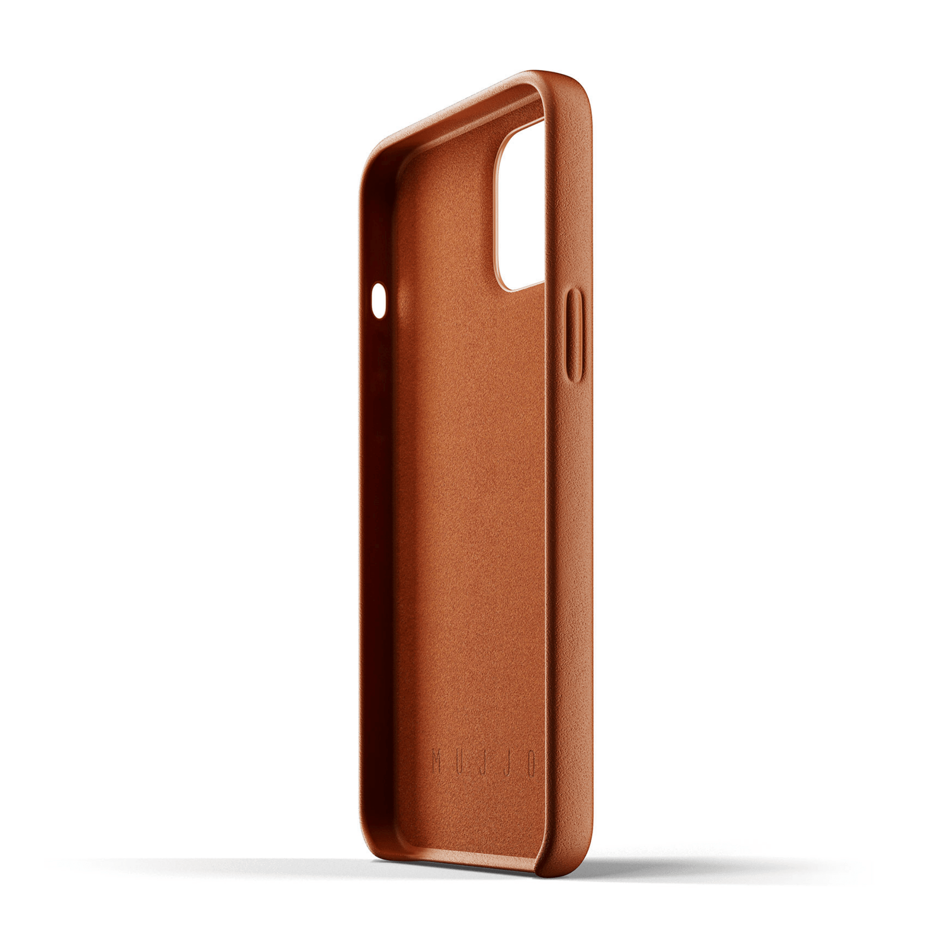 Mujjo - iPhone 12 Pro Max Full Leather Case - Braun