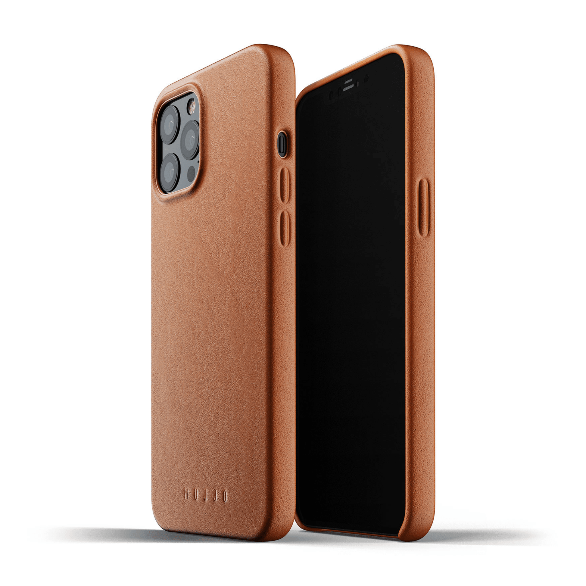 Mujjo - iPhone 12 Pro Max Full Leather Case - Braun