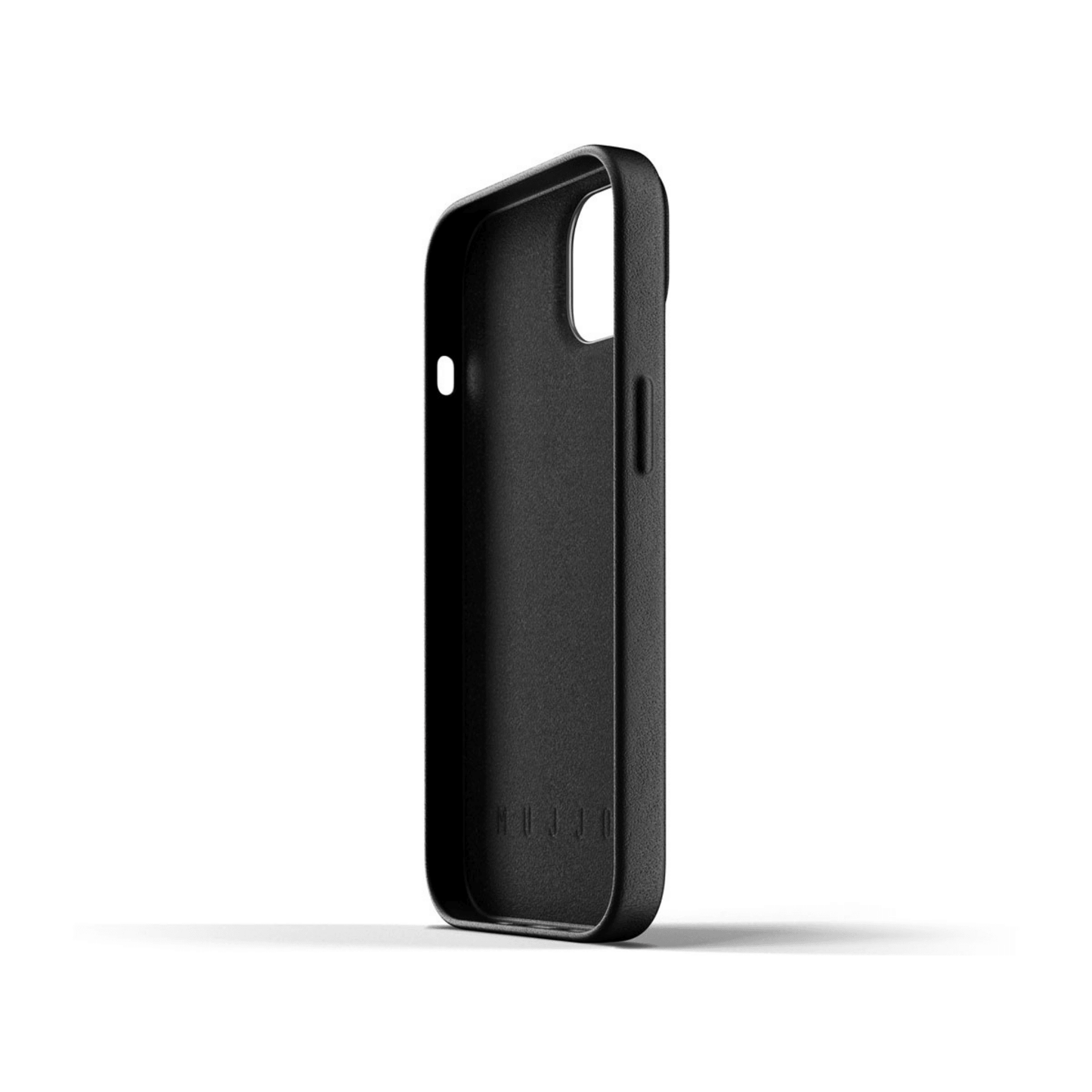 Mujjo - iPhone 13 Full Leather Case - Schwarz - Pazzar.ch