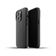 Mujjo - iPhone 13 Pro Full Leather Case - Schwarz