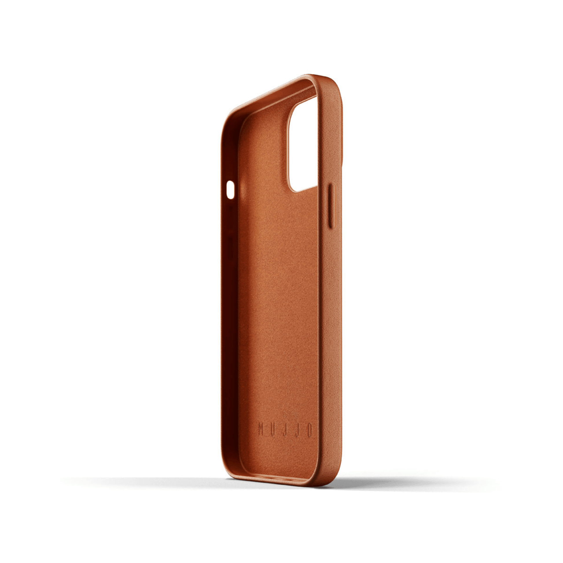 Mujjo - iPhone 13 Pro Max Full Leather Case - Braun