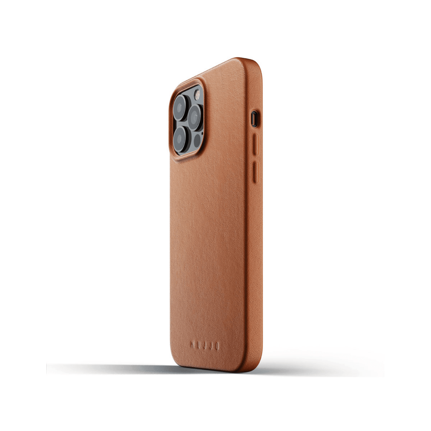 Mujjo - iPhone 13 Pro Max Full Leather Case - Braun - Pazzar.ch