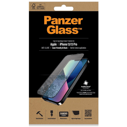 PanzerGlass - iPhone 13 / iPhone 13 Pro Displayschutz CF Anti-Glare AB - Transparent - Pazzar.ch