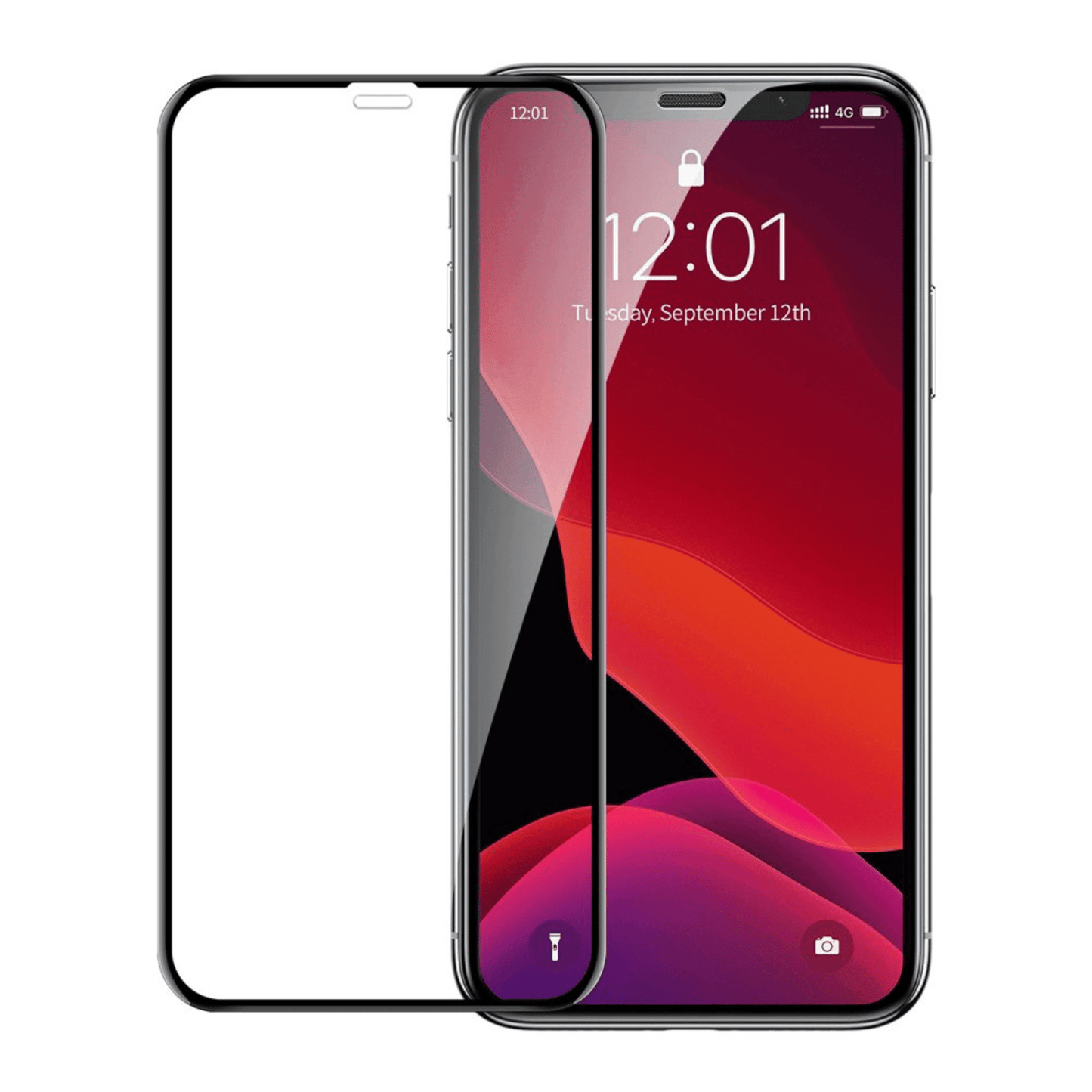 Ycymo - iPhone 11 / iPhone XR Vollbild Displayschutz Glas mit Installationsrahmen (Easy APP) - Transparent - Pazzar.ch