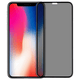 Ycymo - iPhone 11 Pro / iPhone XS / X Privacy Vollbild Displayschutzglas mit Installationsrahmen - Schwarz