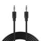 Sandberg - (2m) MiniJack Audio AUX Klinke 3.5mm Verbindungskabel - Schwarz