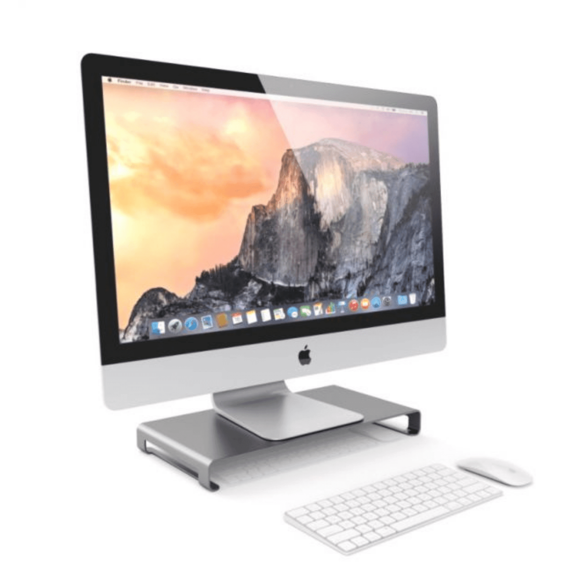 Satechi - Aluminum Monitor Ständer passend für MacBook oder iMac - Space Gray