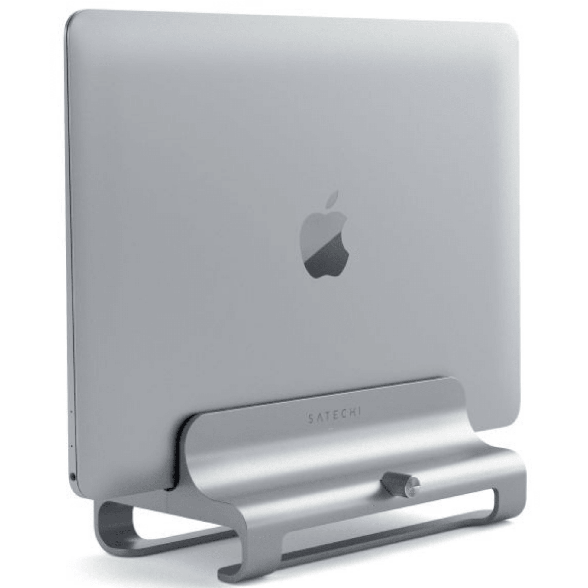 Satechi - Edler & eleganter vertikal Aluminium Laptop Ständer passend zu MacBooks & Laptops - Silber