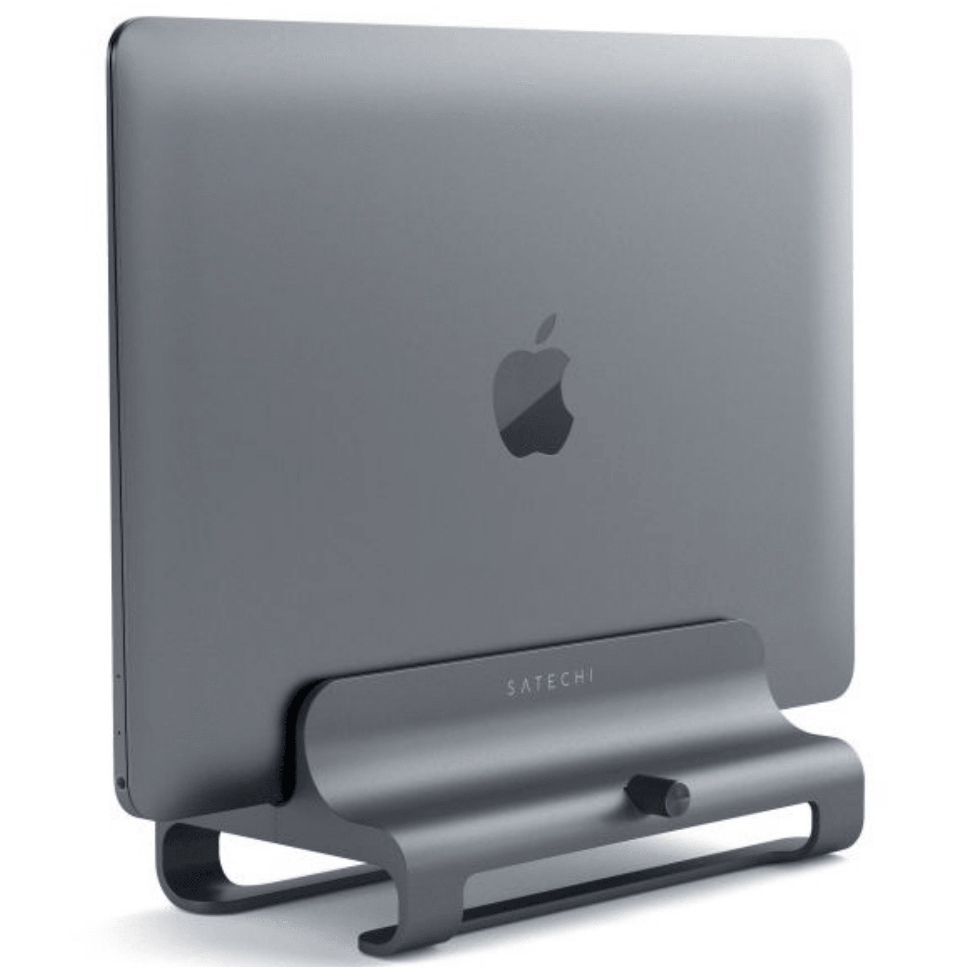 Satechi - Edler & eleganter vertikal Aluminium Laptop Ständer passend zu MacBooks & Laptops - Space Gray