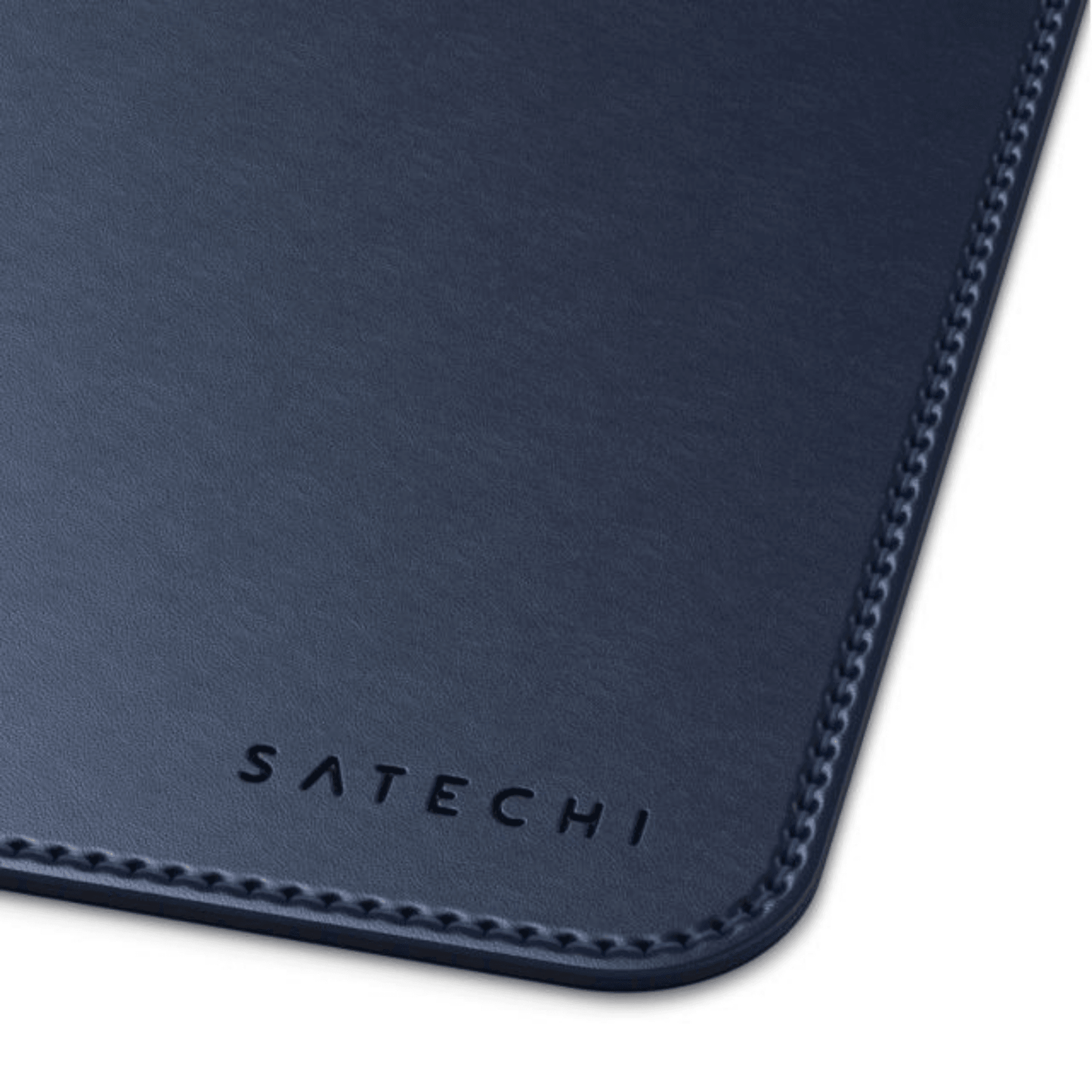 Satechi - Eco-Leather Mausmatte mit Anti-Rutsch Haftung - Dunkelblau - Pazzar.ch