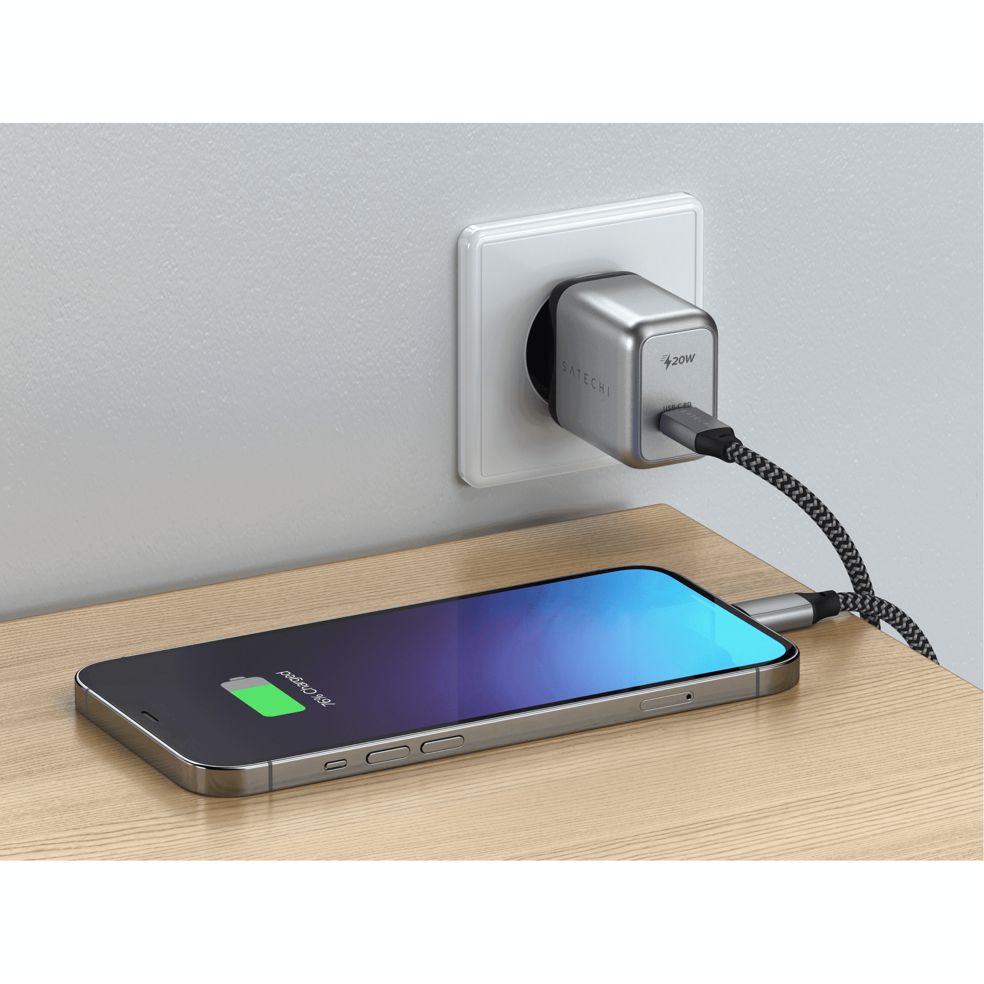 Satechi - 20W USB-C PD Wall Charger Wandladegerät - Space Gray