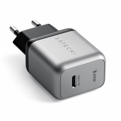 Satechi - 20W USB-C PD Wall Charger Wandladegerät - Space Gray - Pazzar.ch