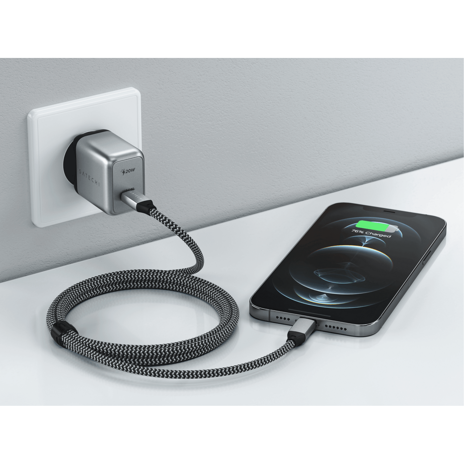 Satechi - 20W USB-C PD Wall Charger Wandladegerät - Space Gray