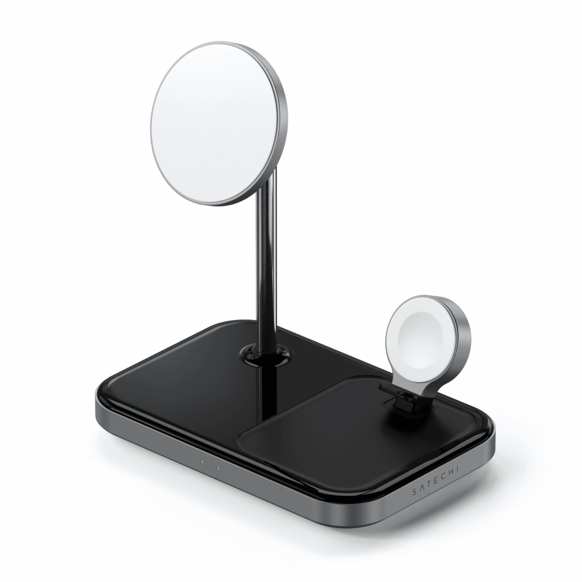 Satechi - 3-in-1 Magnetischer Wireless Charging Stand - Space Gray