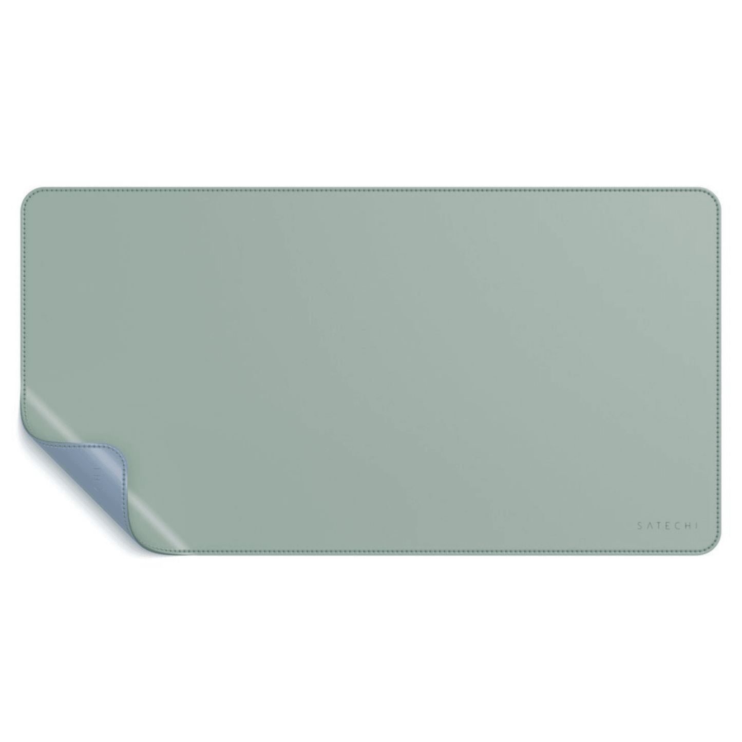 Satechi - Dual Eco-Leather Deskmate Leder Schreibtischunterlage - Blau / Olivegrün - Pazzar.ch