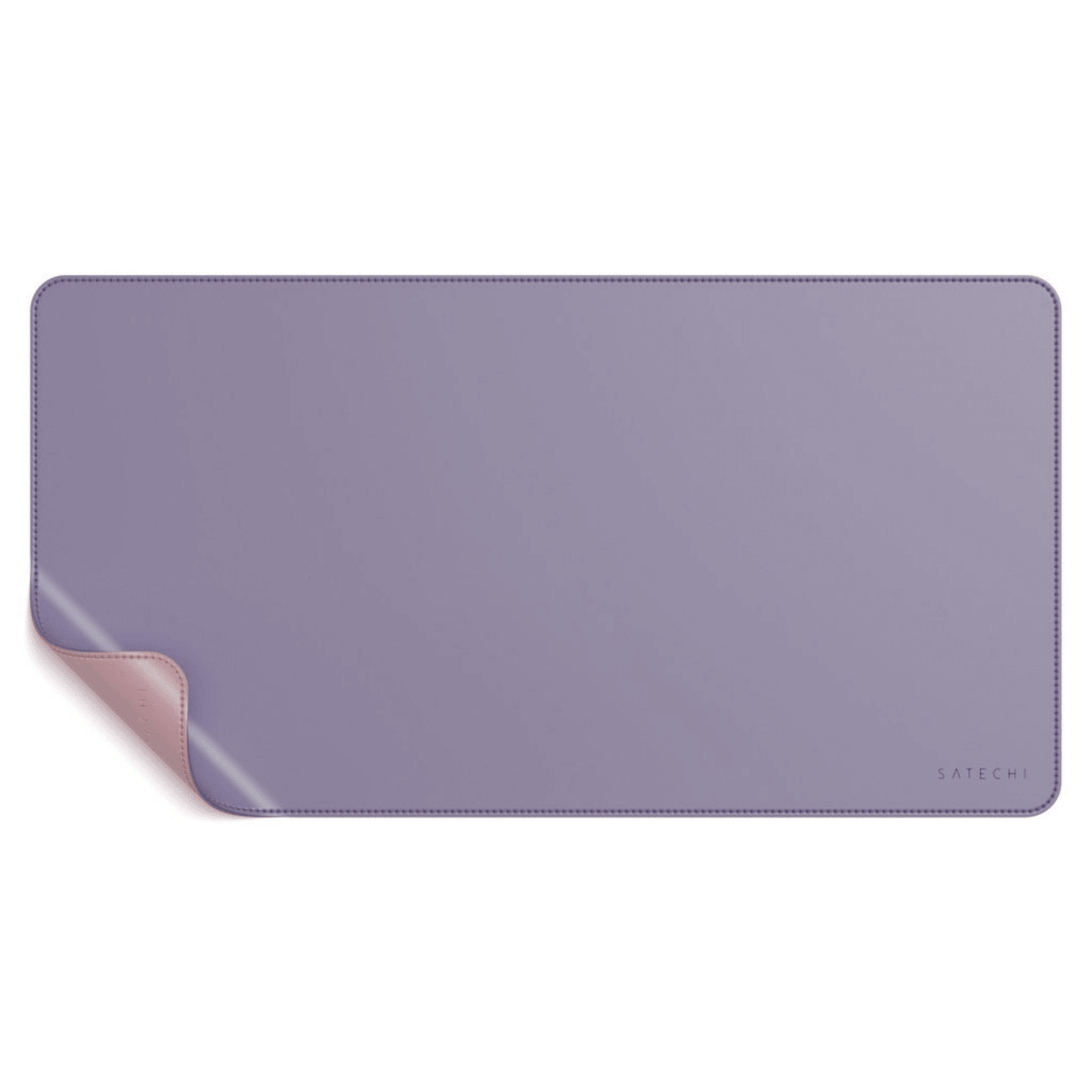 Satechi - Dual Eco-Leather Deskmate Leder Schreibtischunterlage - Pink / Purple